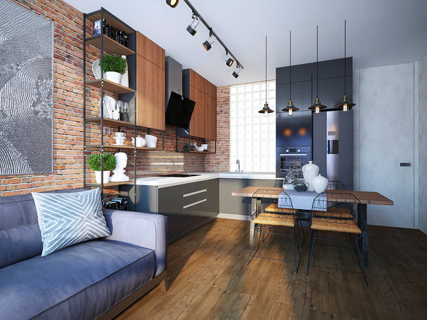 Фото из портфолио Квартира на Мосфильмовской – фотографии дизайна интерьеров на INMYROOM