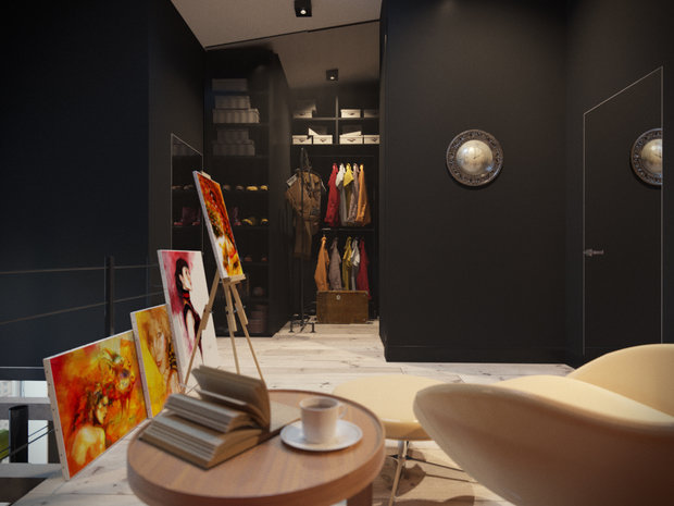 Фото из портфолио Ярко-чёрное – фотографии дизайна интерьеров на INMYROOM