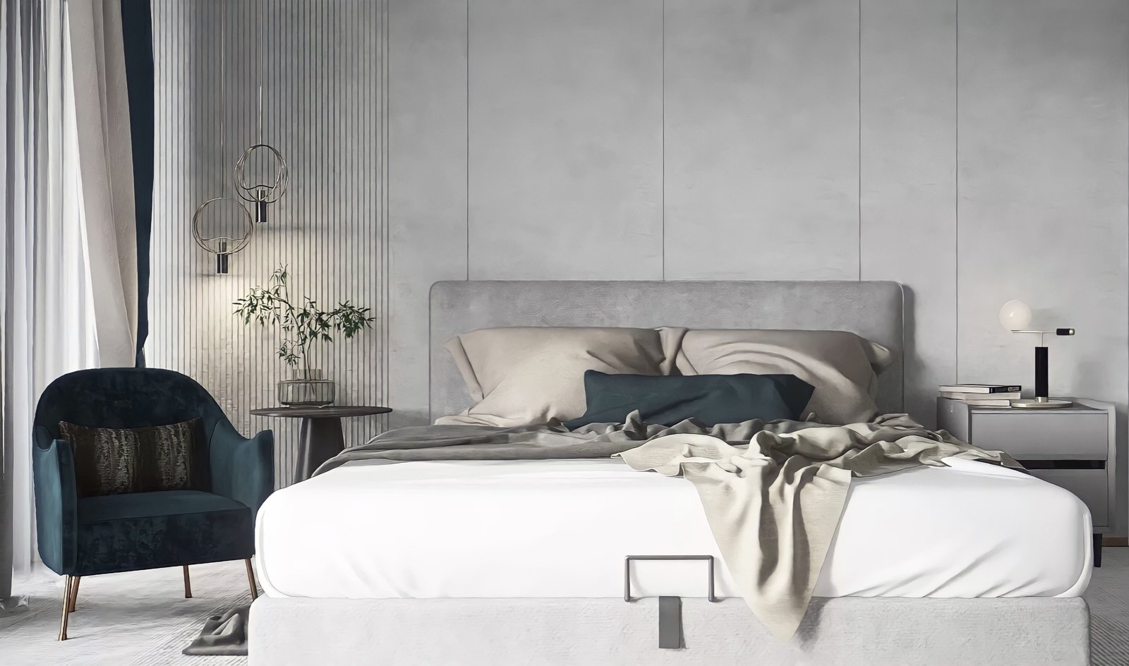 Фото из портфолио Проект «Лунный индиго» – фотографии дизайна интерьеров на INMYROOM Фото из портфолио Проект «Лунный индиго» – фотографии дизайна интерьеров на INMYROOM