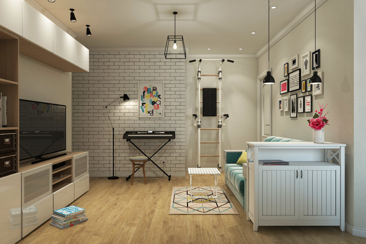 Фото из портфолио Скандинавская квартира. Из двушки в трешку – фотографии дизайна интерьеров на INMYROOM Фото из портфолио Скандинавская квартира. Из двушки в трешку – фотографии дизайна интерьеров на INMYROOM