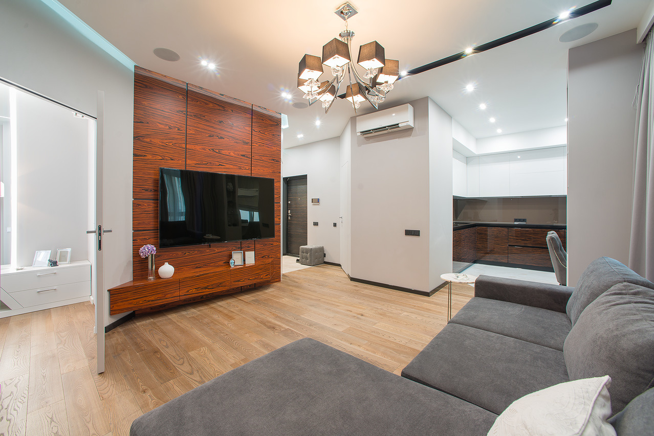 Фотография: Гостиная в стиле Минимализм, Квартира, Проект недели, Москва, Монолитный дом, 3 комнаты, 60-90 метров, Сергей Саргин, ЖК «Двинцев 14» – фото на INMYROOM Фотография: Гостиная в стиле Минимализм, Квартира, Проект недели, Москва, Монолитный дом, 3 комнаты, 60-90 метров, Сергей Саргин, ЖК «Двинцев 14» – фото на INMYROOM