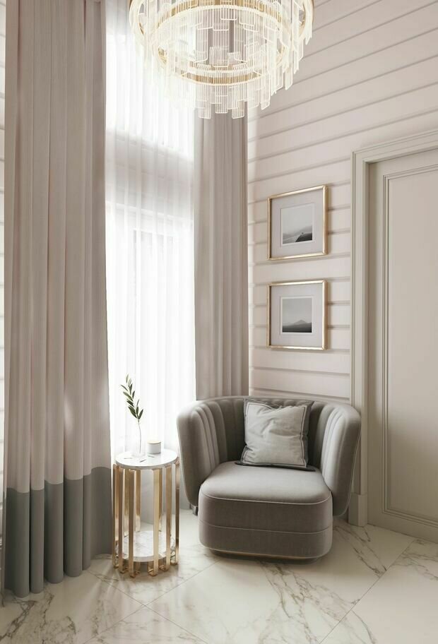 Фото из портфолио Дом 281,5 м² в КП Руза Фэмили: светлый интерьер для светлой семьи – фотографии дизайна интерьеров на INMYROOM