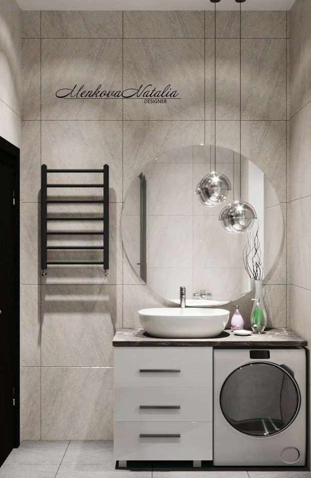Фото из портфолио Ванная комната 5 м2 – фотографии дизайна интерьеров на INMYROOM