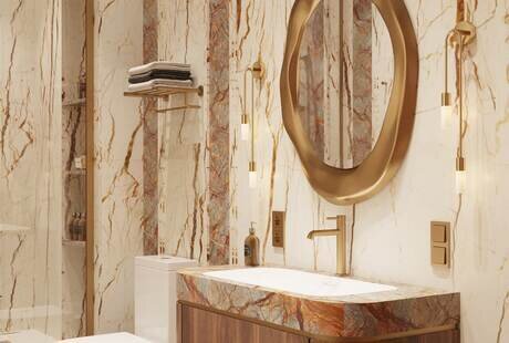 Санузел в камне (3 вариант)