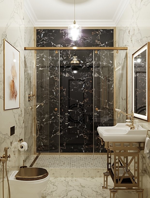 Фото из портфолио В блеске латуни – фотографии дизайна интерьеров на INMYROOM