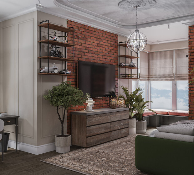 Фото из портфолио «Проект "Bernhardt". Ар-нуво: версия 2026» – фотографии дизайна интерьеров на INMYROOM