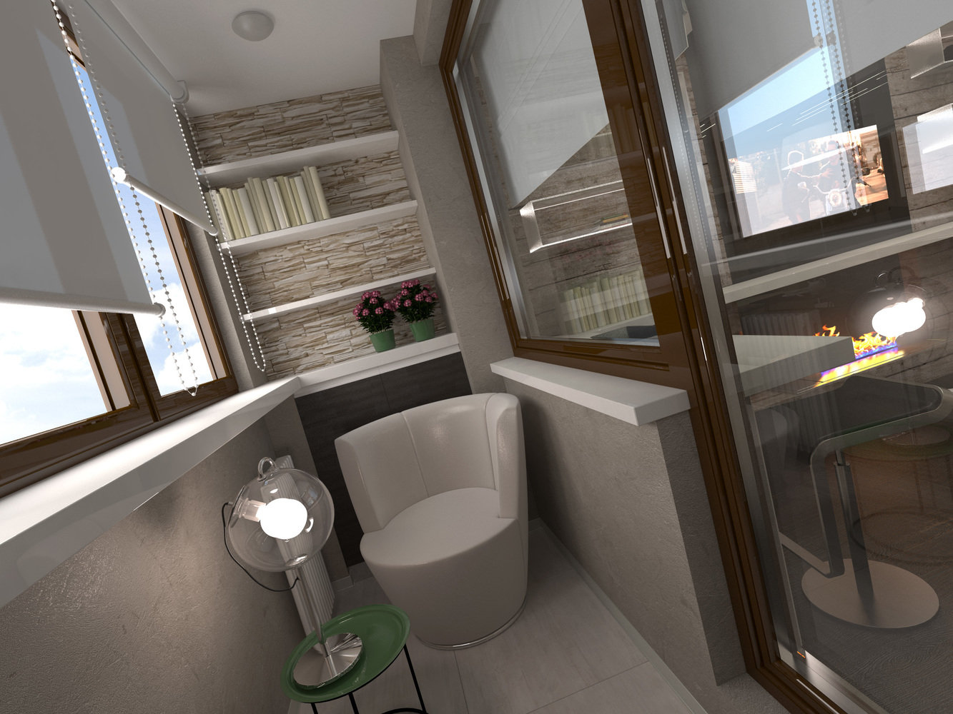 Фотография: Балкон, Терраса в стиле Современный, Малогабаритная квартира, Квартира, Дома и квартиры – фото на INMYROOM Фотография: Балкон, Терраса в стиле Современный, Малогабаритная квартира, Квартира, Дома и квартиры – фото на INMYROOM