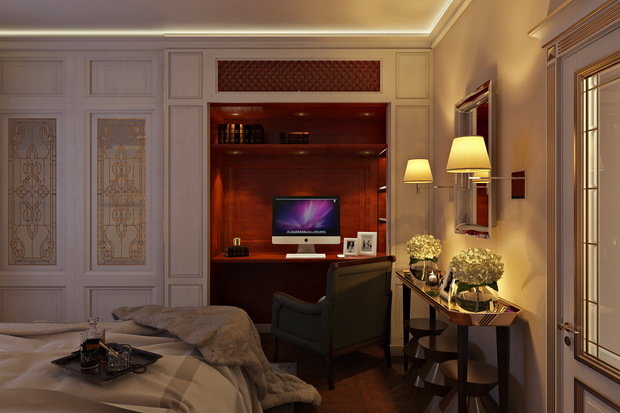 Фото из портфолио Квартира «Парадный стиль», 133 кв.м. – фотографии дизайна интерьеров на INMYROOM