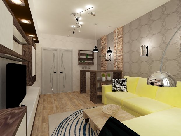 Фото из портфолио квартира для молодой семьи – фотографии дизайна интерьеров на INMYROOM