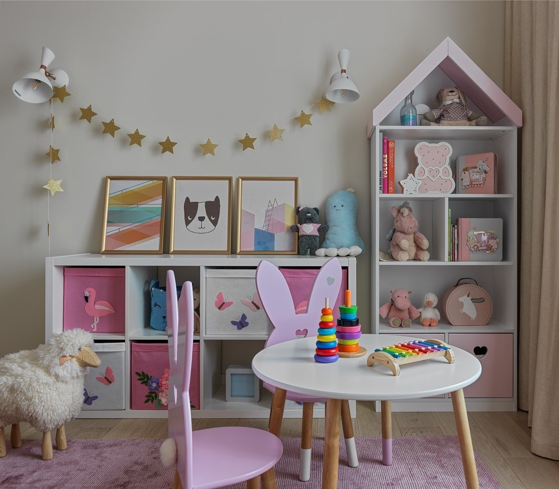 Фотография: Детская в стиле Современный, Квартира, Проект недели, Москва, Мария Рублева, 4 и больше, Более 90 метров, #эксклюзивныепроекты – фото на INMYROOM