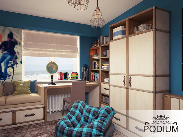 Фото из портфолио Детская для подростка – фотографии дизайна интерьеров на INMYROOM