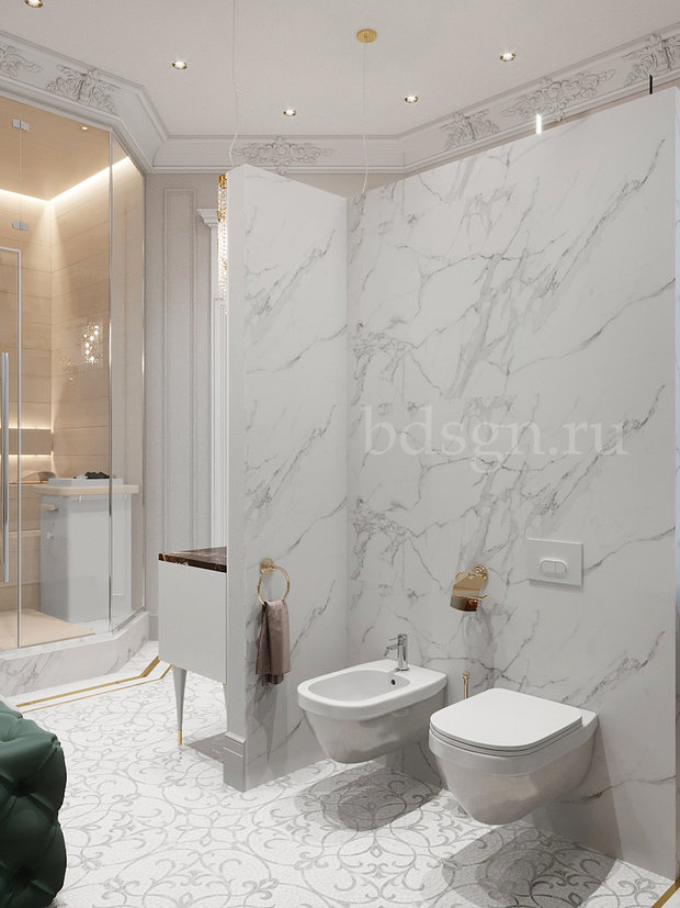 Фото из портфолио 3 королевские ванные в коттедже – фотографии дизайна интерьеров на INMYROOM