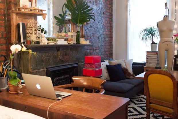 Фото из портфолио Миниатюрная и стильная квартира, площадью 24 кв.м. – фотографии дизайна интерьеров на INMYROOM