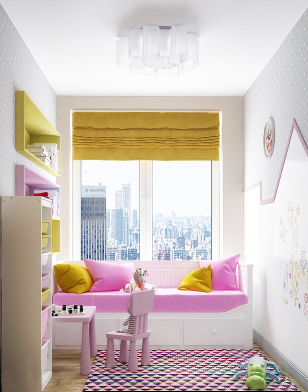 Фото из портфолио Квартира для молодой семьи – фотографии дизайна интерьеров на INMYROOM