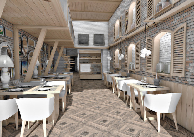 Фото из портфолио Проекты ресторанов, кафе, баров, клубов. – фотографии дизайна интерьеров на INMYROOM