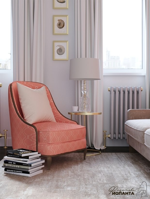 Фото из портфолио ЖК Коралл (гостиная) – фотографии дизайна интерьеров на INMYROOM