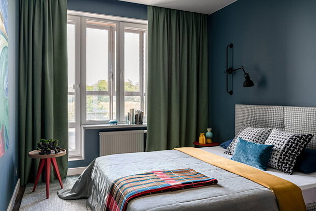 Фото из портфолио Яркий интерьер меломана – фотографии дизайна интерьеров на INMYROOM