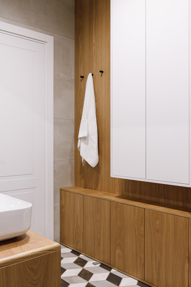 Фотография: Ванная в стиле Современный, Скандинавский, Дом, Проект недели, Дом и дача, Казань, Марсель Кадыров, 4 и больше, Более 90 метров, Душа дома – фото на INMYROOM