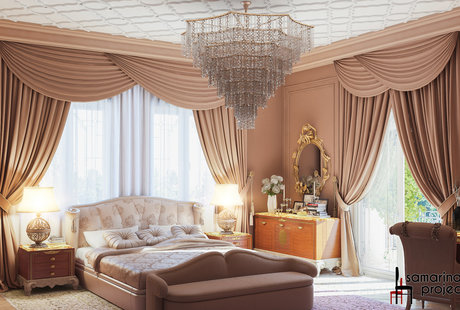 Дизайн спальни в классическом стиле