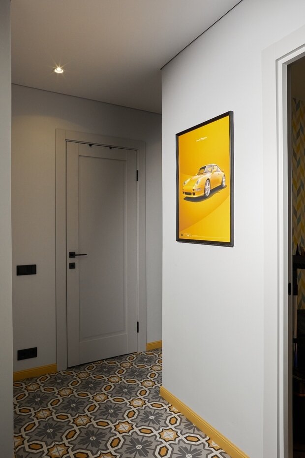 Фотография: Прихожая в стиле Скандинавский, Современный, Проект недели, Москва, 3 комнаты, 40-60 метров, Ольга Коркина – фото на INMYROOM