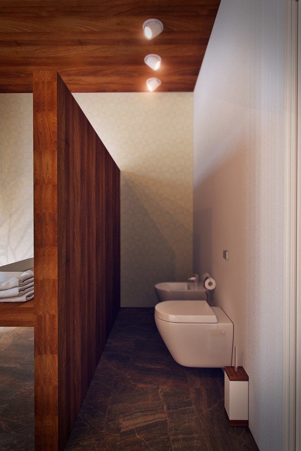 Фотография: Ванная в стиле Лофт, Современный, Дом, Минимализм, Проект недели, Эко – фото на INMYROOM