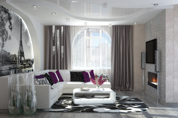 Фото из портфолио Гламурный ар-деко – фотографии дизайна интерьеров на INMYROOM