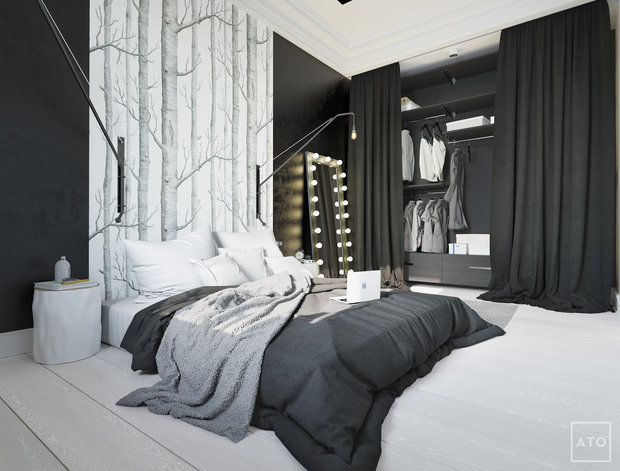 Фото из портфолио Скандинавская спальня – фотографии дизайна интерьеров на INMYROOM