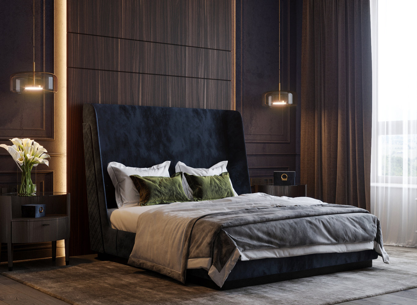 Фотография: Спальня в стиле Современный, Квартира, Проект недели, Москва, 3 комнаты, 60-90 метров, Кирилл Сахаров – фото на INMYROOM Фотография: Спальня в стиле Современный, Квартира, Проект недели, Москва, 3 комнаты, 60-90 метров, Кирилл Сахаров – фото на INMYROOM