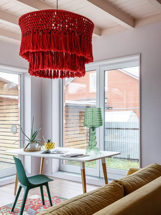 Фотография: Кабинет в стиле Современный, Эклектика, Дом, Проект дня, Дом и дача, Кирпичный дом, 60-90 метров, Уфа – фото на INMYROOM