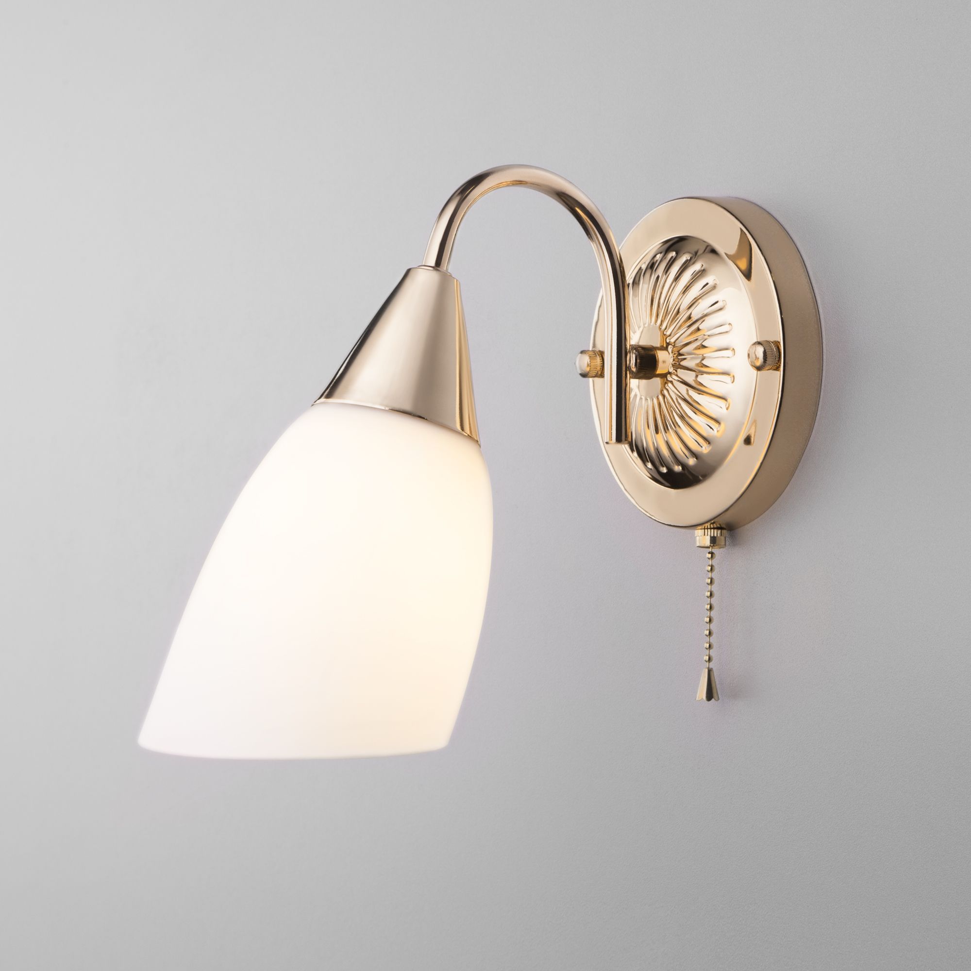 Бра со стеклянным плафоном 30149/1 золото Ellene