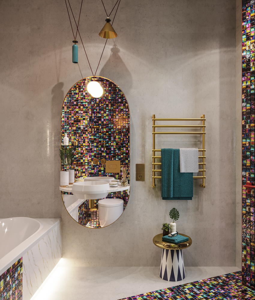 Фотография: Ванная в стиле Современный, Квартира, Проект дня, 2 комнаты, 60-90 метров, Алена Горская, Nolte, Nolte Küchen, Nolte Kuchen – фото на INMYROOM Фотография: Ванная в стиле Современный, Квартира, Проект дня, 2 комнаты, 60-90 метров, Алена Горская, Nolte, Nolte Küchen, Nolte Kuchen – фото на INMYROOM