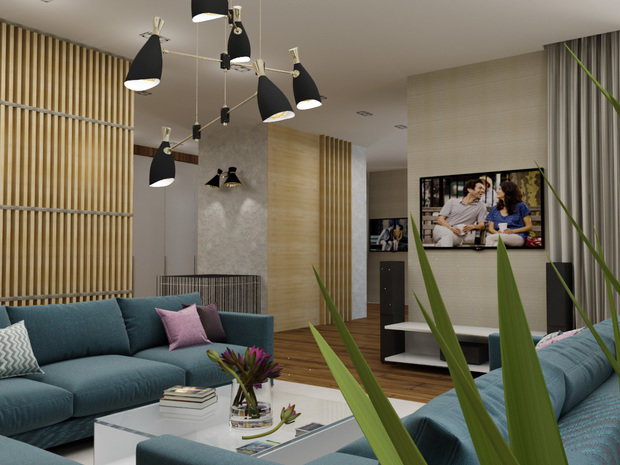 Фото из портфолио Пентхауз Ri – фотографии дизайна интерьеров на INMYROOM
