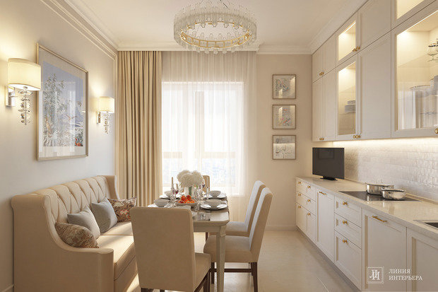 Фото из портфолио Квартира современная классика – фотографии дизайна интерьеров на INMYROOM