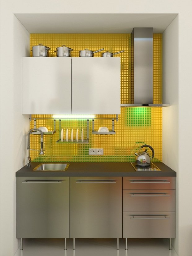 Фотография: Кухня и столовая в стиле Современный, Хай-тек – фото на INMYROOM