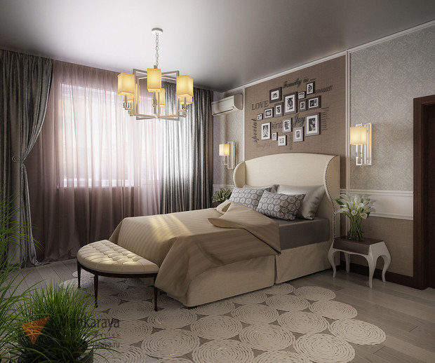 Фото из портфолио дизайн-проект квартиры 57 м2 – фотографии дизайна интерьеров на INMYROOM