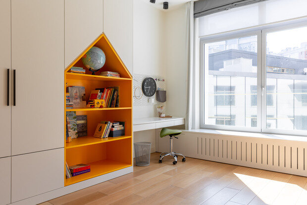 Фотография: Детская в стиле Современный, Минимализм, Квартира, Проект дня, Санкт-Петербург, 4 и больше, Более 90 метров, Анна Пенедюк – фото на INMYROOM