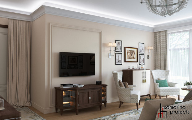 Фото из портфолио  "Атмосфера классики" – фотографии дизайна интерьеров на INMYROOM