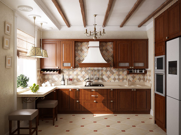 Фото из портфолио кухня гостиная кв Казбекская – фотографии дизайна интерьеров на INMYROOM