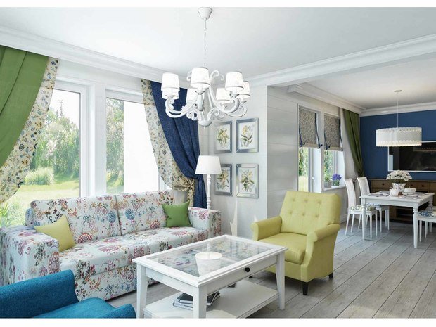 Фото из портфолио "Дом с видом на счастье". Проект дома 120 кв.м.  – фотографии дизайна интерьеров на INMYROOM