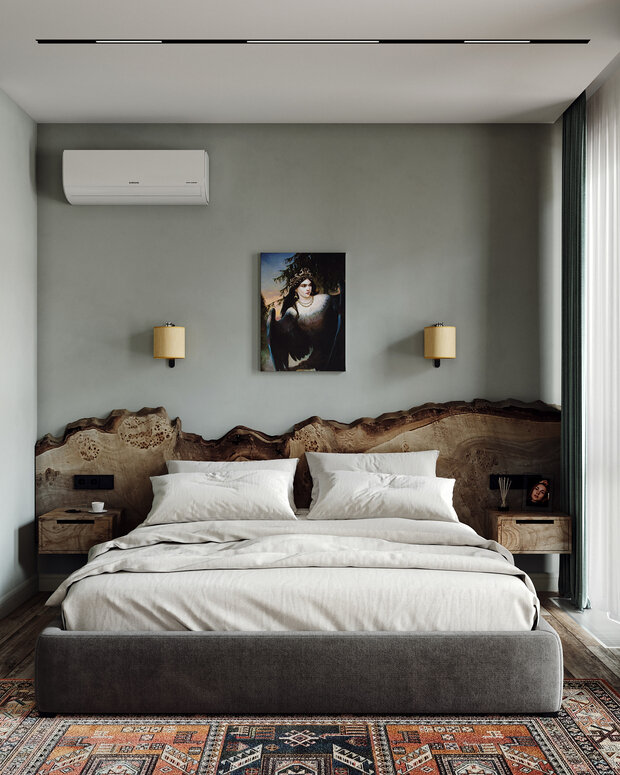 Фотография: Спальня в стиле Скандинавский, Современный, Малогабаритная квартира, Квартира, Проект дня, Москва, 2 комнаты, 40-60 метров, Екатерина Быковская – фото на INMYROOM