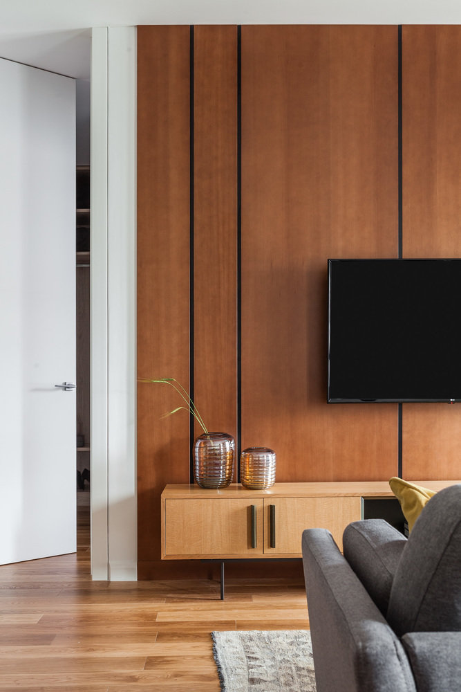 Фотография: Гостиная в стиле Современный, Скандинавский, Квартира, Проект недели, Москва, Монолитный дом, 2 комнаты, 40-60 метров, Anddesign, Александра Дашкевич, Наталья Каримова, ЖК I’am – фото на INMYROOM