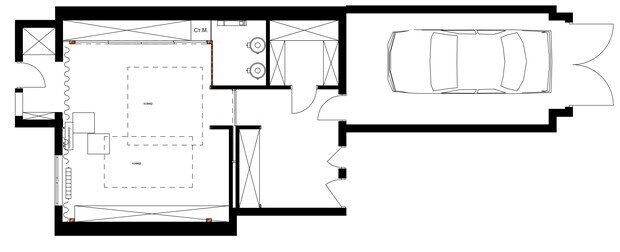Фотография: Планировки в стиле , Проект дня, Таунхаус, Кирпичный дом, 3 комнаты, Более 90 метров, современный с элементами лофта, Оренбург, Евгения Черепанова – фото на INMYROOM