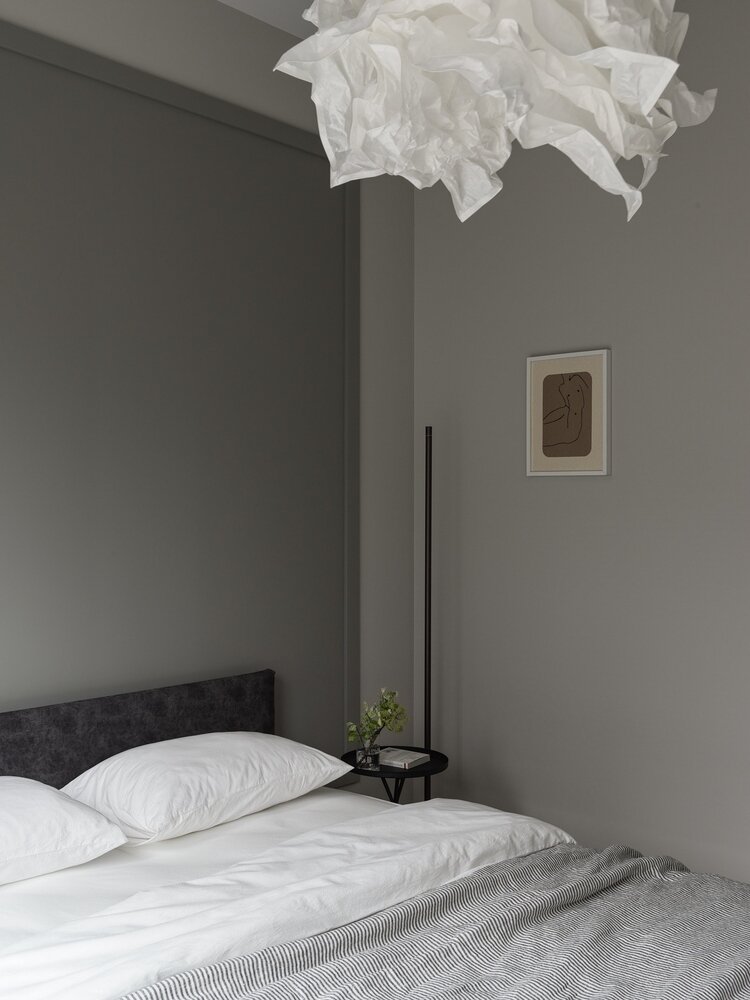 Фотография: Спальня в стиле Современный, Скандинавский, Квартира, Проект недели, Москва, 3 комнаты, 40-60 метров, Анастасия Родина – фото на INMYROOM Фотография: Спальня в стиле Современный, Скандинавский, Квартира, Проект недели, Москва, 3 комнаты, 40-60 метров, Анастасия Родина – фото на INMYROOM