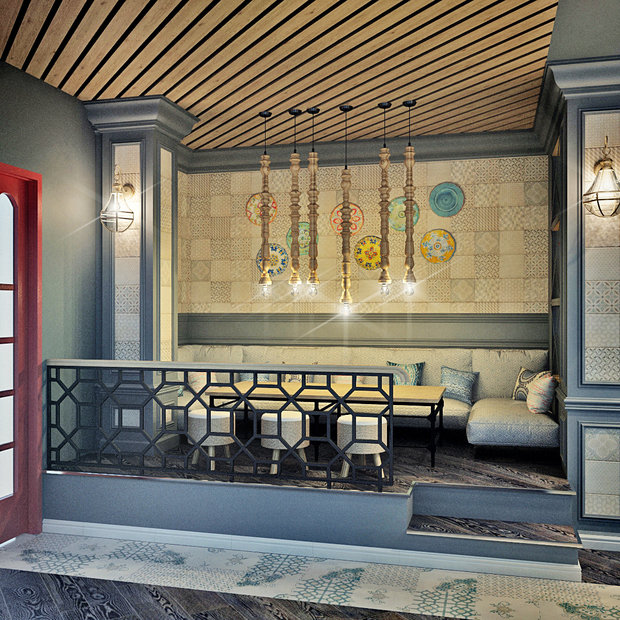 Фото из портфолио Восточная эклектика – фотографии дизайна интерьеров на INMYROOM