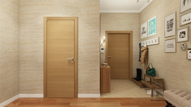 Фотография: Прихожая в стиле Скандинавский, Современный, Квартира, Проект недели, Санкт-Петербург, новостройка, Дарья Пикова, Монолитный дом, 4 и больше, Более 90 метров – фото на INMYROOM