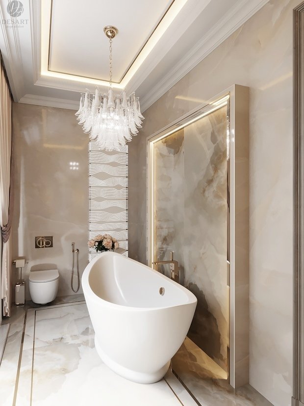 Фото из портфолио Сады Пекина. Мастер санузел 1 – фотографии дизайна интерьеров на INMYROOM