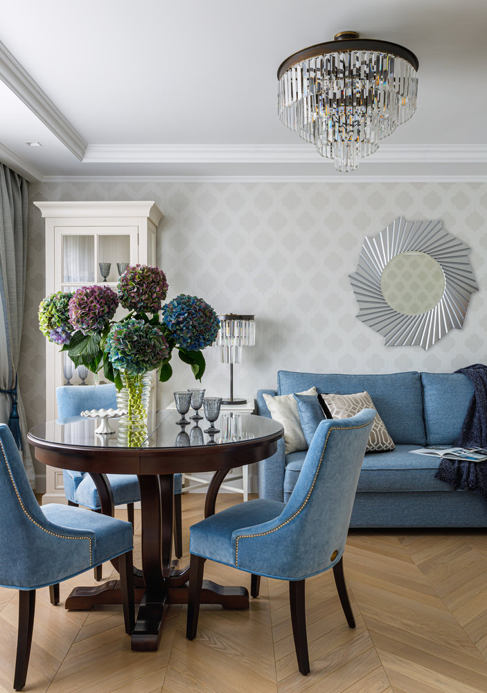 Фотография: Гостиная в стиле Классический, Современный, Квартира, Проект недели, Москва, 3 комнаты, 60-90 метров, Елена Бодрова – фото на INMYROOM Фотография: Гостиная в стиле Классический, Современный, Квартира, Проект недели, Москва, 3 комнаты, 60-90 метров, Елена Бодрова – фото на INMYROOM