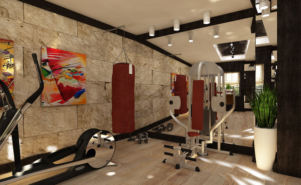 Фото из портфолио Home sport hall – фотографии дизайна интерьеров на INMYROOM