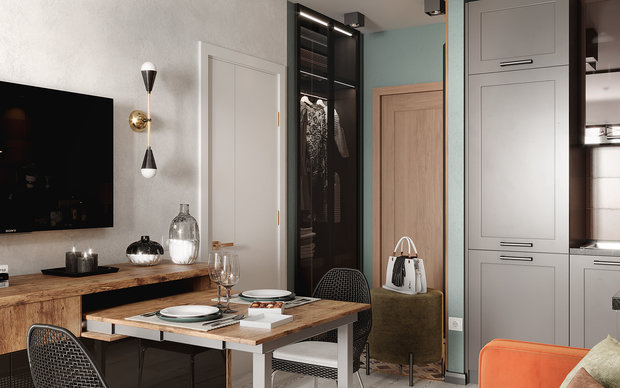 Фото из портфолио Уютный loft – фотографии дизайна интерьеров на INMYROOM