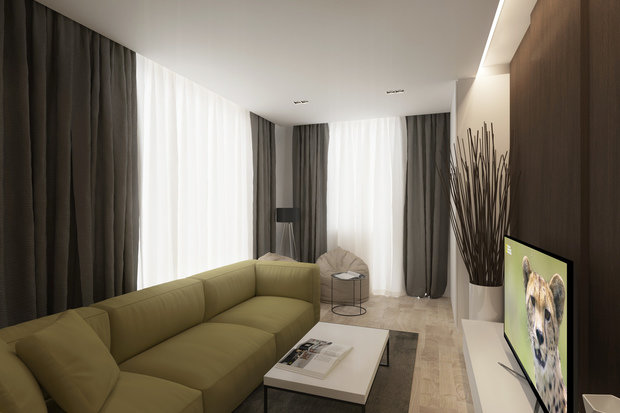 Фото из портфолио Квартира молодой семьи – фотографии дизайна интерьеров на INMYROOM